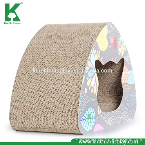 Corrugated Temple Cat Scratcher Lounge / Cat House / Cat Condo
